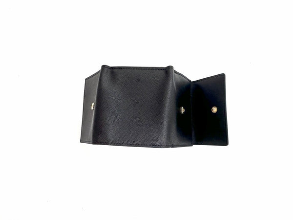 TWINSET Portafoglio Oval T 241TH7019 saffiano nero
