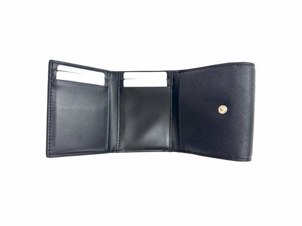 TWINSET Portafoglio Oval T 241TH7019 saffiano nero