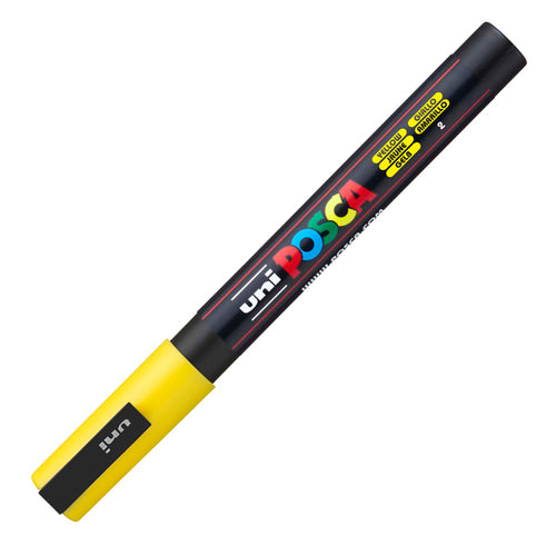 Marcatore Uni Posca Pc3M P.Fine 0,9-1,3Mm Giallo Uni Mitsubishi