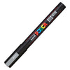 Marcatore Uni Posca Pc3M P.Fine 0,9-1,3Mm Argento Uni Mitsubishi