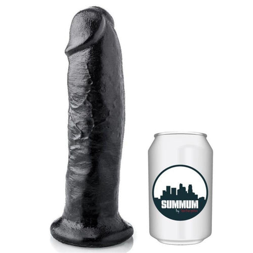 Dildo realistico nero SUMMUM SOFTI 26 cm