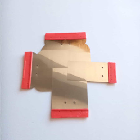 Set di 4 spatole flessibili di acciaio - senza manico