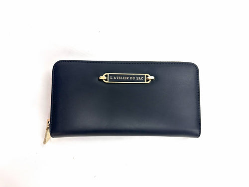 L'ATELIER DU SAC Portafoglio donna DE RIEN FLEUR Black