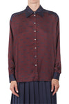 OTTOD'AME Ottod'ame - Camicia - 461357 - Bordeaux/Blu da donna