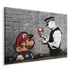 Quadro Mario and Cop by Banksy