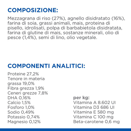 Hill's Mantenimento secco Cani Puppy Medium agnello e riso