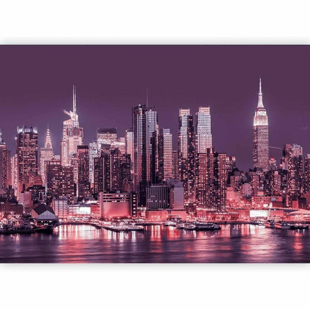 Fotomurale NYC: Purple Nights