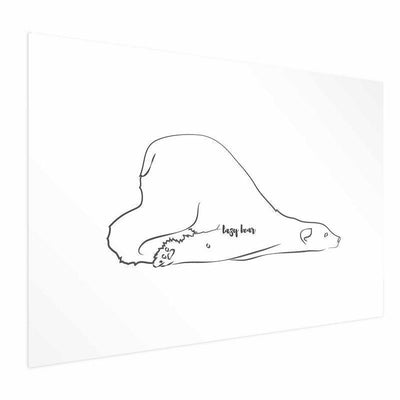 Poster - Lazy Bear