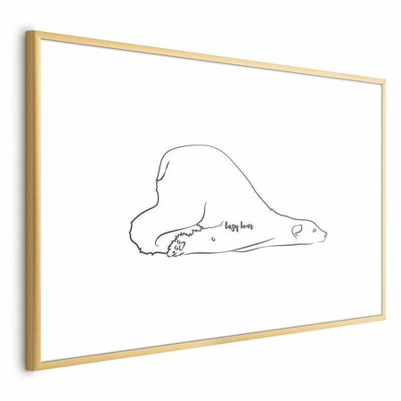 Poster - Lazy Bear