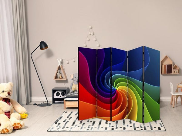 Paravento Colorful Pinwheel II [Room Dividers]