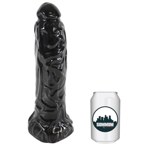 Dildo realistico nero SUMMUM VENOSO 31,5 cm
