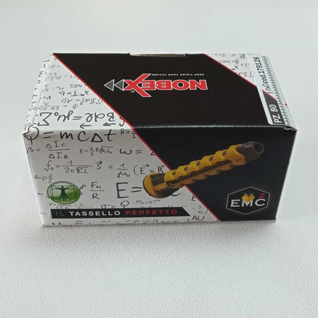 Nobex ECM2 tassello bimateriale universale da 8mm con vite - 80pz