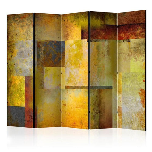 Paravento Orange Hue of Art Expression II [Room Dividers]