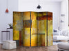 Paravento Orange Hue of Art Expression II [Room Dividers]