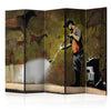 Paravento Banksy Cave Painting II [Room Dividers]