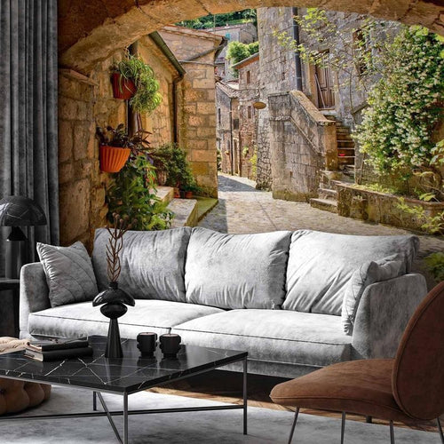 Fotomurale Provincial alley in Tuscany