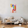 Poster - Rainbow Tubes - abstract illustration with colorful gradients