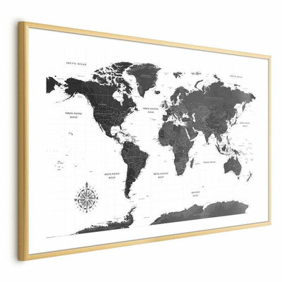 Poster - Monochromatic Map