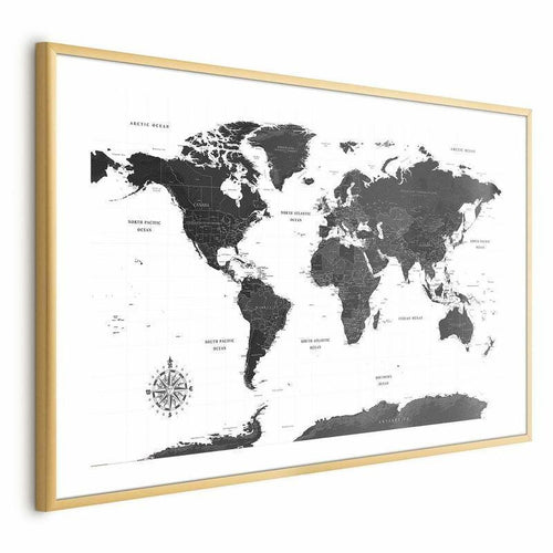 Poster - Monochromatic Map