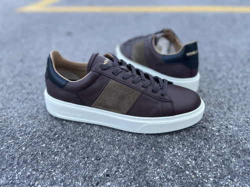WOOLRICH Sneakers Uomo in Pelle Marrone tortora