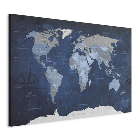 Quadro Dark Blue World