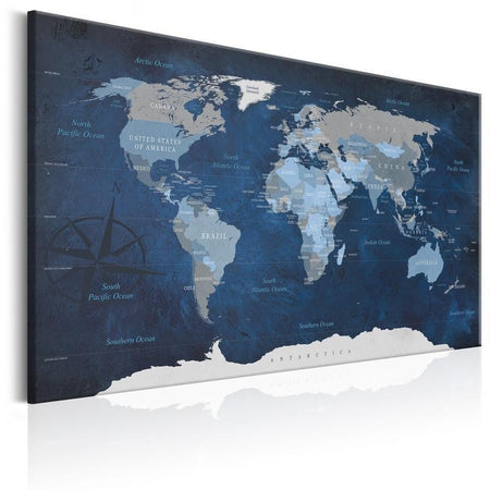 Quadro Dark Blue World