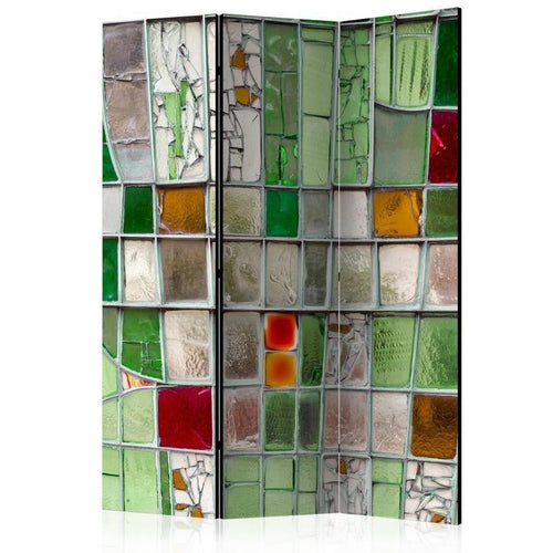 Paravento Emerald Stained Glass [Room Dividers]