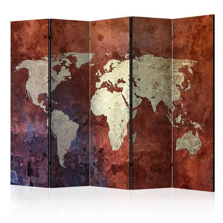 Paravento Iron continents II [Room Dividers]