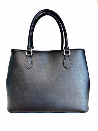 TWINSET Borsa TOTE media 241TB7120 saffiano nero
