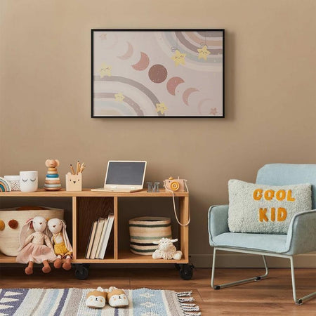 Poster - Phases of the Moon with a Rainbow