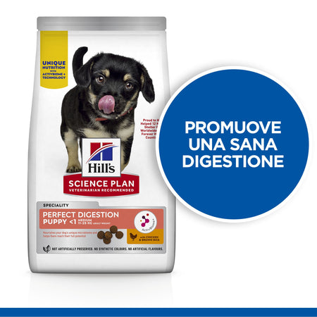 Hill's Perfect Digestion secco Cani Puppy Medium pollo