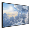 Poster - Symphony of Light: Sun and Clouds Playing Together on a Beautiful Sky