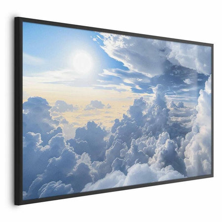 Poster - Symphony of Light: Sun and Clouds Playing Together on a Beautiful Sky
