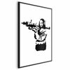 Poster - Banksy Mona Lisa with Rocket Launcher