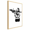 Poster - Banksy Mona Lisa with Rocket Launcher