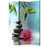 Paravento Water Lily and Zen Stones [divisori da interno]