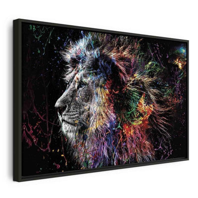 Quadro Crazy Lion (1 Part) Wide