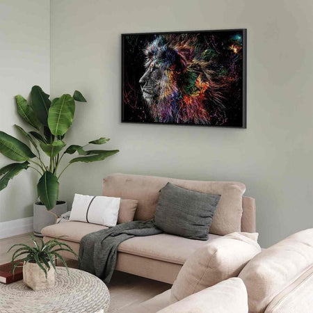 Quadro Crazy Lion (1 Part) Wide