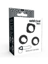 ADDICTED TOYS - SET 3 RING Nero