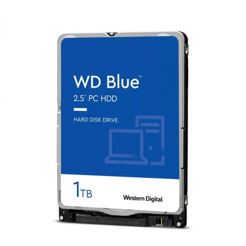 Hard disk Western Digital Blu WD10SPZX - 1000Gb (1Tb) - Serial Ata (Sata) 6 Gb/s - 5400rpm - Buffer 128 Mb Cache - 2.5 per notebook