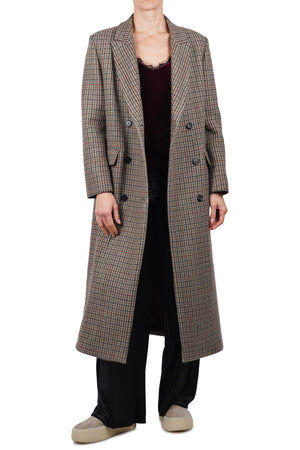 JUCCA Jucca - Cappotto - 461654 - Fantasia Beige da donna