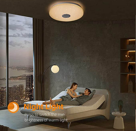 36w Musica Plafoniera Bluetooth Led Lampada A Soffitto Con Telecomando Illuminazione/Illuminazione per interni/Lampadari lampade a sospensione e plafoniere/Plafoniere Liquidator Italia - Nicosia, Commerciovirtuoso.it