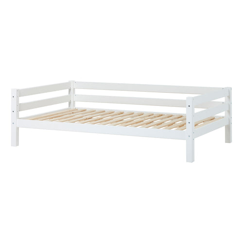 Letto junior Hoppekids ECO Luxury con schienale 120x200 cm - Bianco