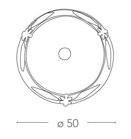 Plafoniera Classica Tonda Vetro Alabastro Bianco Cornice Metallo Anticato E27