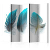 Paravento Blue Feathers II [divisori da interno]