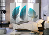 Paravento Blue Feathers II [divisori da interno]