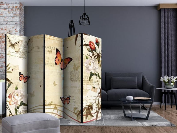 Paravento Melodies of butterflies II [Room Dividers]