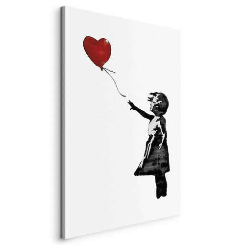 Quadro Banksy Girl with Balloon (1 Part) Vertical