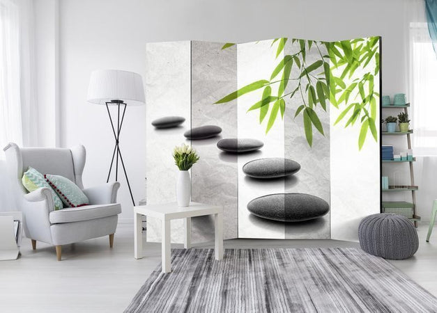 Paravento pietre zen cinque pannelli