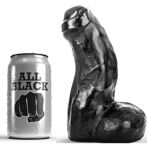 Dildo realistico nero ALL BLACK DONG 17CM
